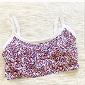 aerie scoop longline bikini top